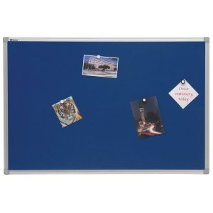NOTICEBOARD 900 X 1200MM BLUE