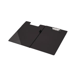 Q-Connect PVC Foldover Clipboard A4 Black KF01300
