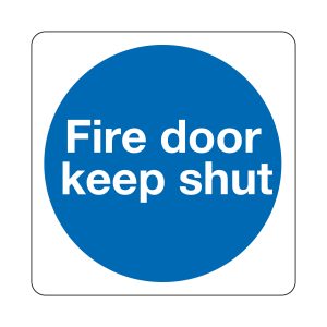 MANDATORY SIGN - FIRE DOOR KEEP SHUT