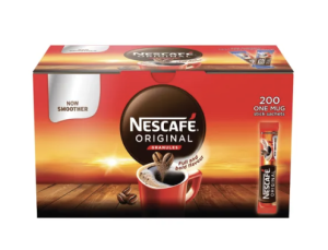 Nescafe Original Coffee One Cup Stick Sachet (Pack of 200)