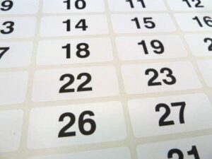 47x20mm, Black on White Labels, Consecutively Numbered 1 to 200